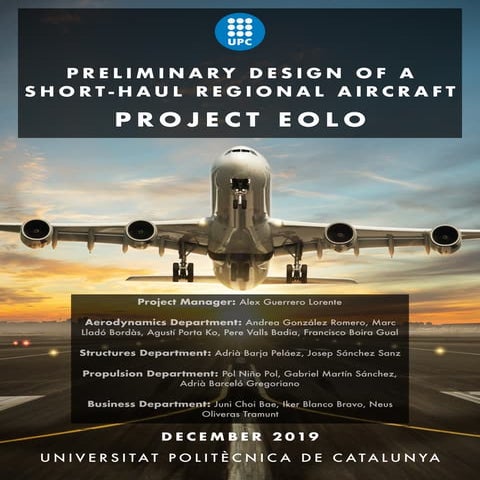 Design of a regional aircaft