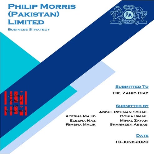 Philip Morris (Pakistan) Limited: Business Strategy 