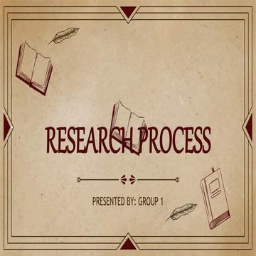 Research Process (PR1)