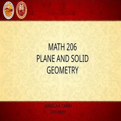 plane and solid geometry power point presentation
