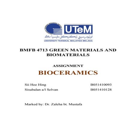 BIOCERAMICS