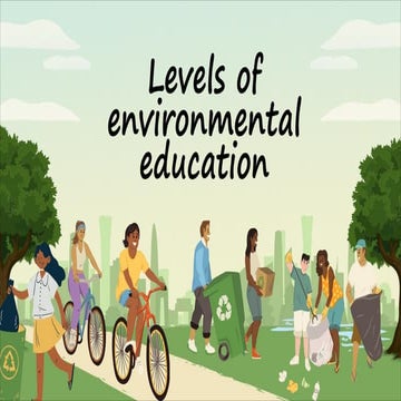 Environmental education in 4th year college
