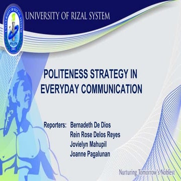 REPORT-IN-ELS-121-POLITENESS-STRATEGY-IN-EVERYDAY-COMMUNICATION-GROUP-5-FINAL...