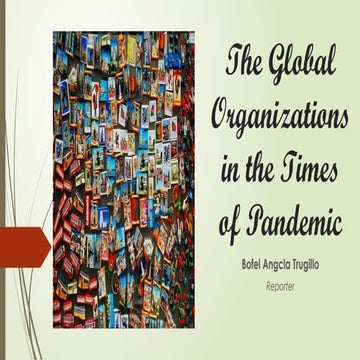 GLOBAL ORGANIZATIONS DURING THE PANDEMIC