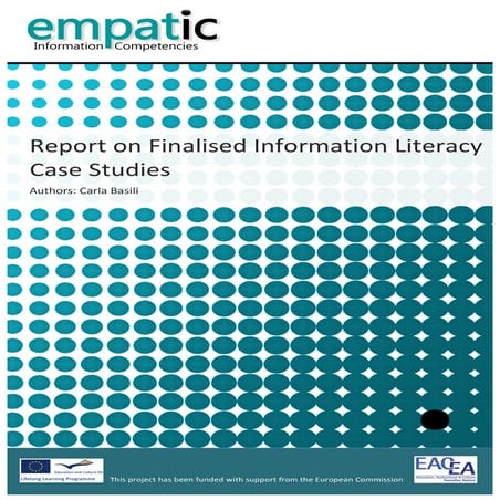 Report on Finalised Information Literacy Case Studies