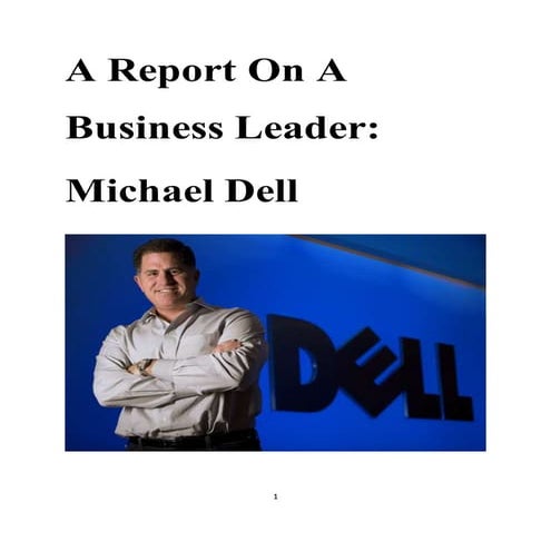Report on-michael-saul-dell