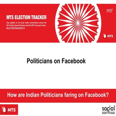 [Report] Indian Politicians on Facebook