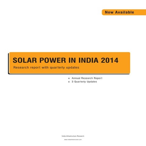 Overview of solar power generation in india | PDF
