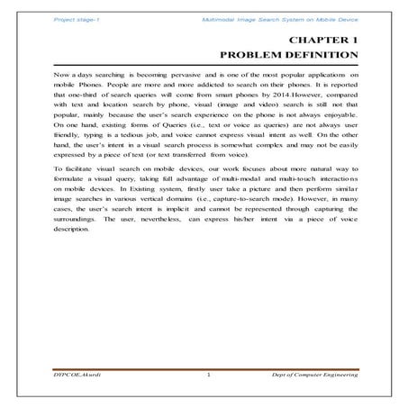 MultiModal Image Search on Mobile Device