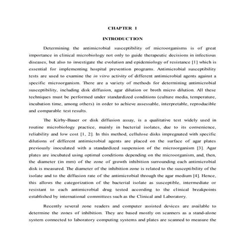 The evaluation of antimicrobial susceptibility testing using MATLAB