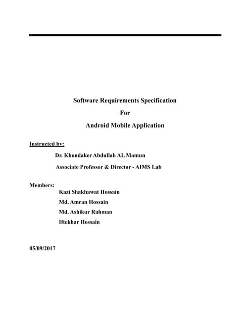 Mobile application testing report | PDF