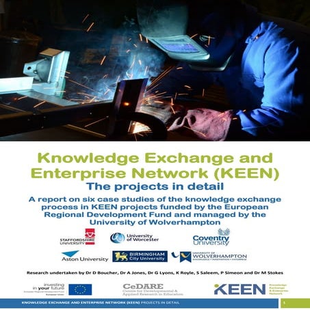 Case studies of Knowledge Exchange and Enterprise Networks (KEEN). Report 8