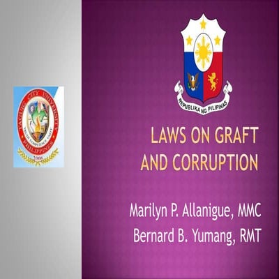 Laws on Graft and Corruption