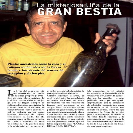 Reportaje uña de_la gran bestia