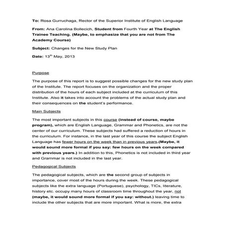 Report caro bollecich