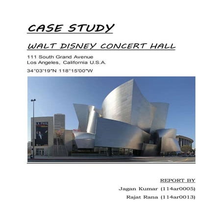 Walt Disney Concert Hall Case Study