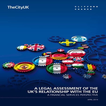 The UK's relationship with the EU – a financial services perspective