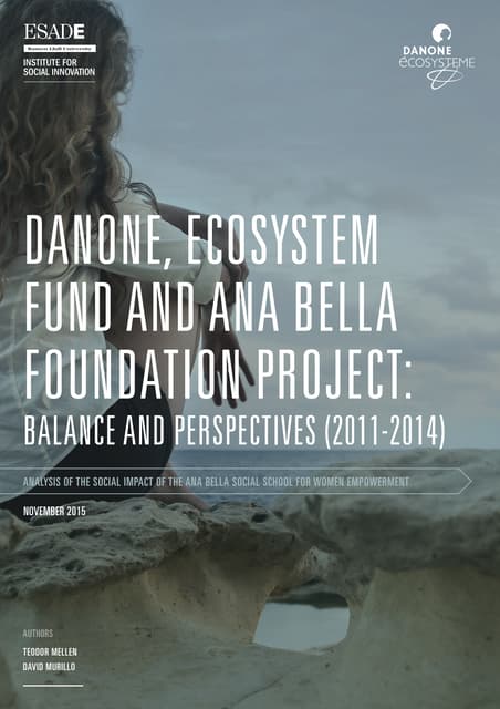 Danone's dual economic & social project: examples of initiatives | PPTX ...