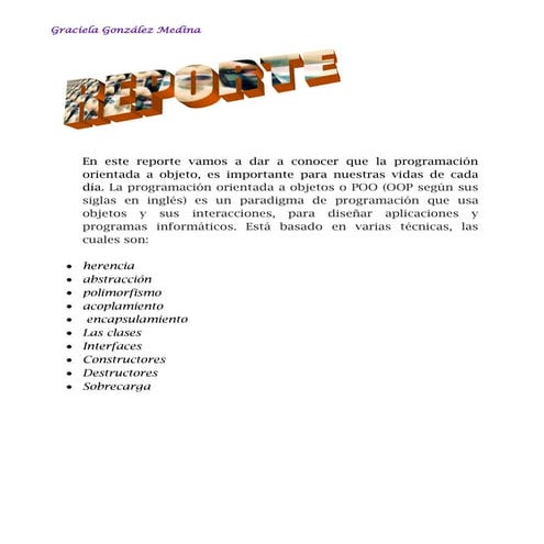 Reporte.. del video0( greysh)