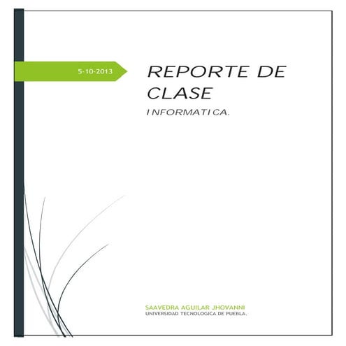 REPORTE (INFORMÁTICA)