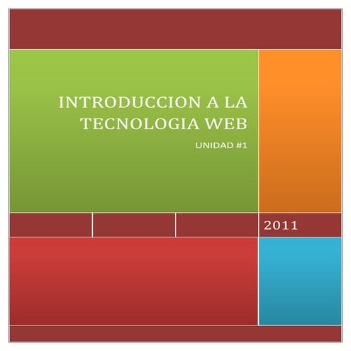 Reporte sobre Introducción a la Tecnología Web