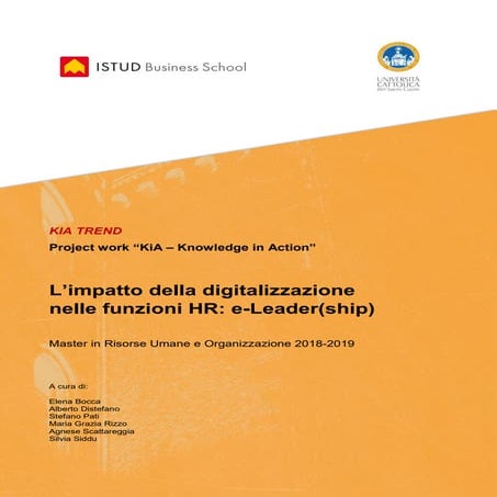 L’impatto della digitalizzazione nelle funzioni HR: e-Leader(ship)