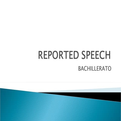Reported Speech
