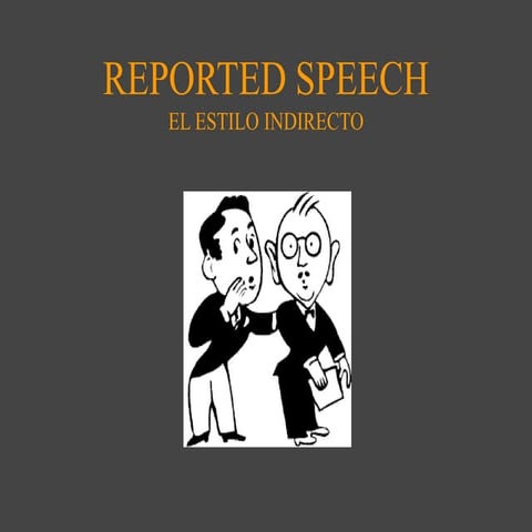 Reported speech