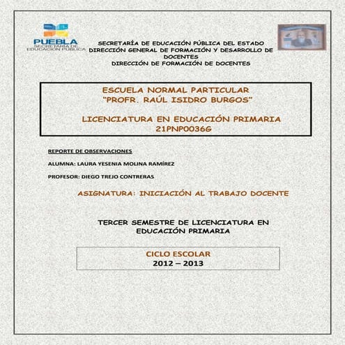 Reporte de observaciones cuacuilco