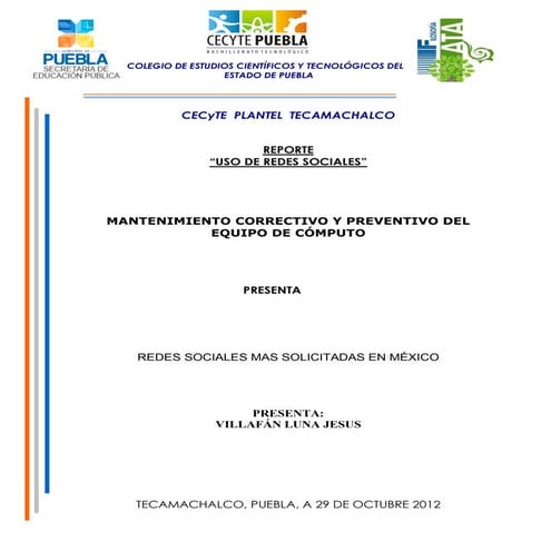 Reporte de resdes sociales   jesus