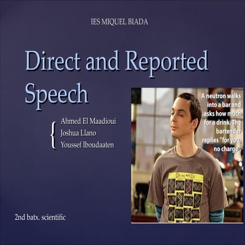 Reported speech