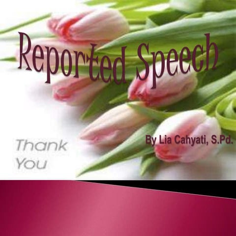 Reported speech