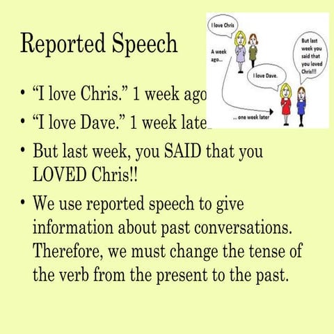 Reported speech