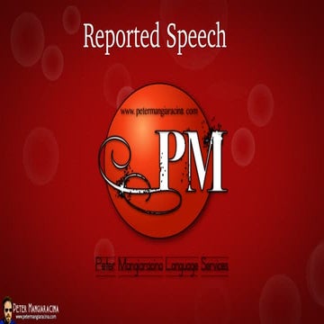 Reported Speech