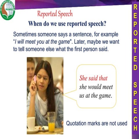 REPORTED SPEECH.ppt