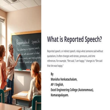 Mastering Reported Speech: A Complete Guide to Indirect Communication.pptx