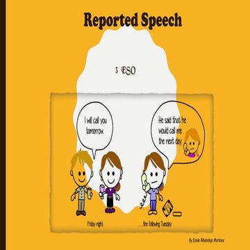 Reportedspeech 3º final