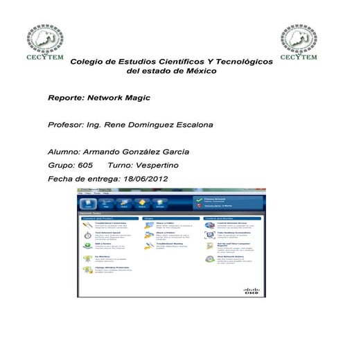 Reporte network magic