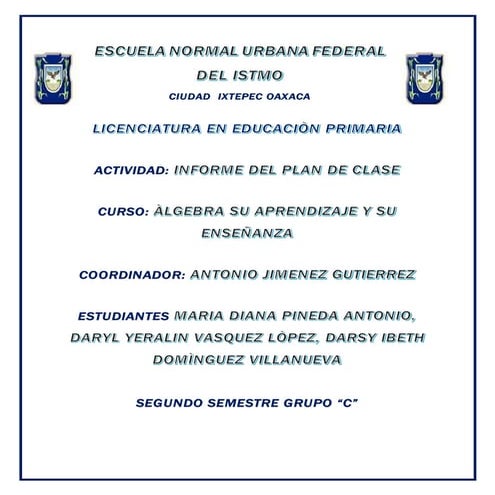 Reporte plan de clases