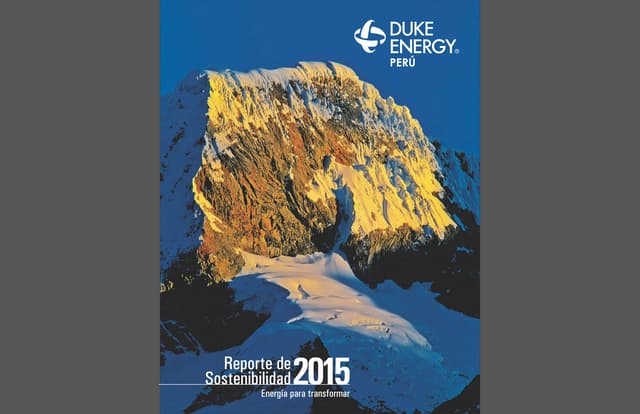 Reporte de Sostenibilidad Duke Energy en Perú 2015