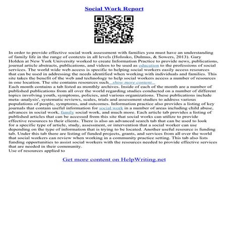 Ethnographic Report Sample | PDF