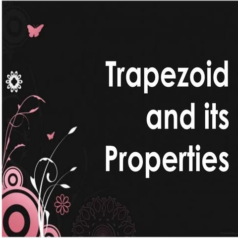 trapezoid and its properties