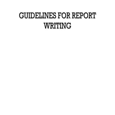 Report Guidelines final.ppt OF ENGINEERING