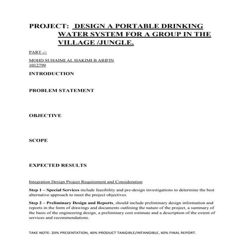 Report IDP   material analysis