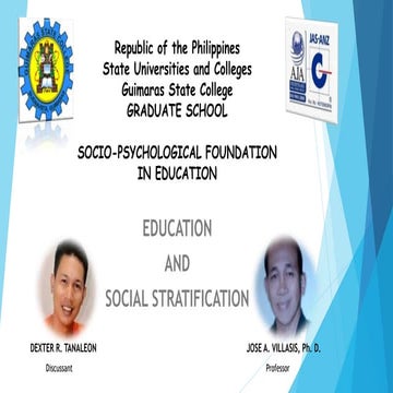 Education and Social Stratification