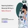 Reporting guidelines – Manuscript Writing in Medical Research – Pubrica