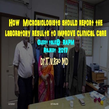reportingresults-in microbiology 