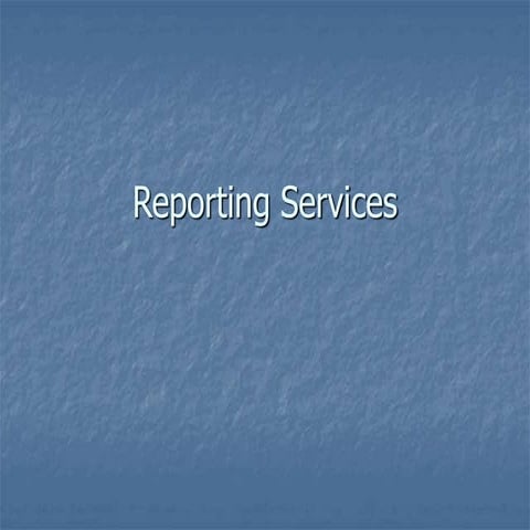 Reporting Services.ppt