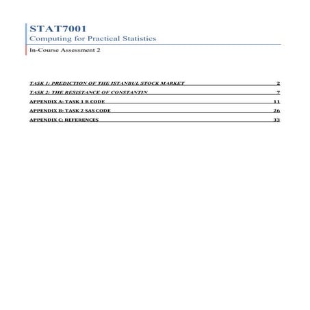 Report (istanbul stock exchange and resistance)