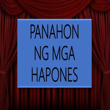 Sa gubat na mapanglaw | PPTX